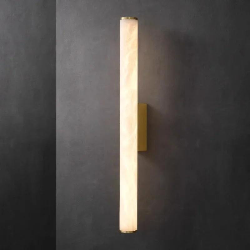 Auralis Lux – Minimalistische Wandlamp van Koper & Marmer
