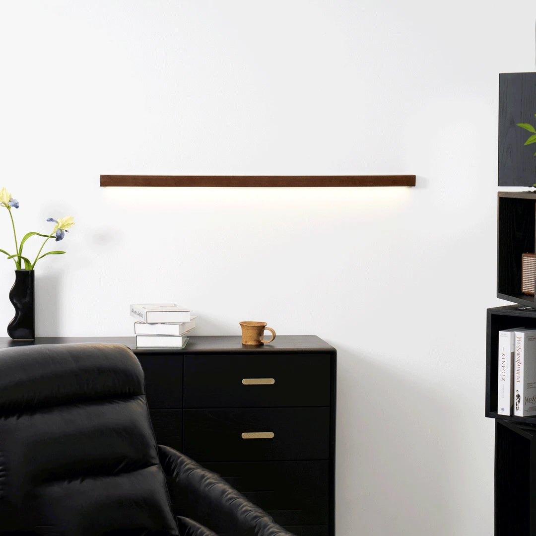 ZenLuma Japanse Houten Wandlamp - wandlamp - in de kamer