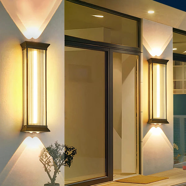 SteelLux LED Buitenlamp – Waterdichte RVS Wandlamp voor Tuin
