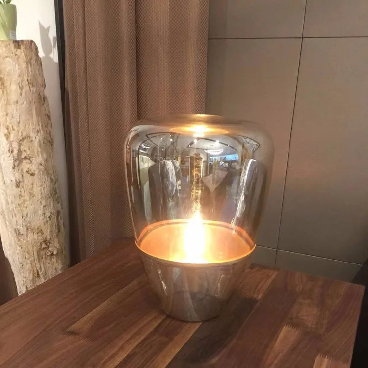 AuroraGlow – Scandinavische Designer Glazen Tafellamp LED