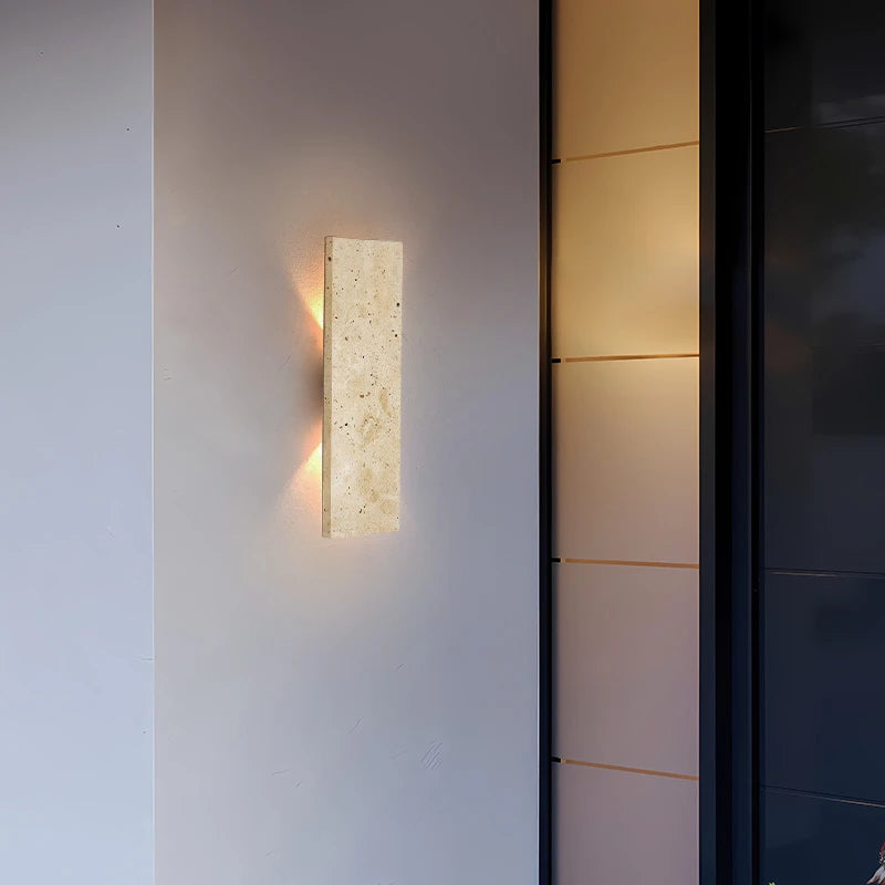 NATURGLO Waterdichte Natuursteen Wandlamp