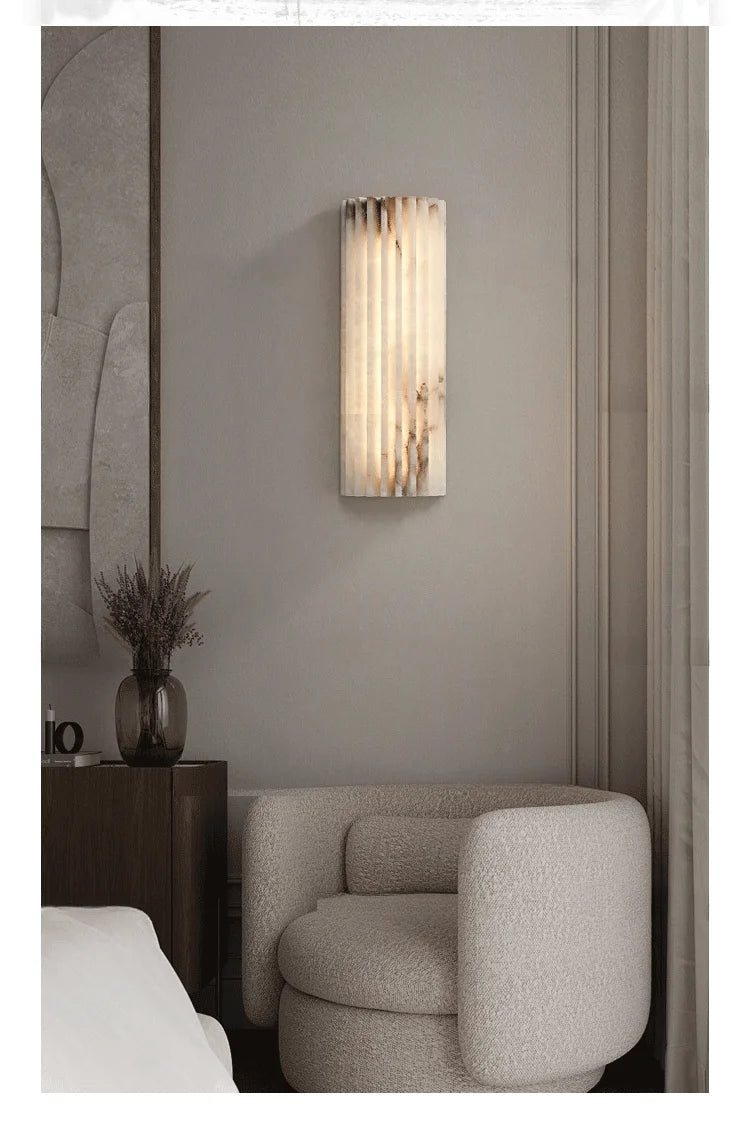 MarbellaLuce Moderne Marmeren Wandlamp - wandlamp