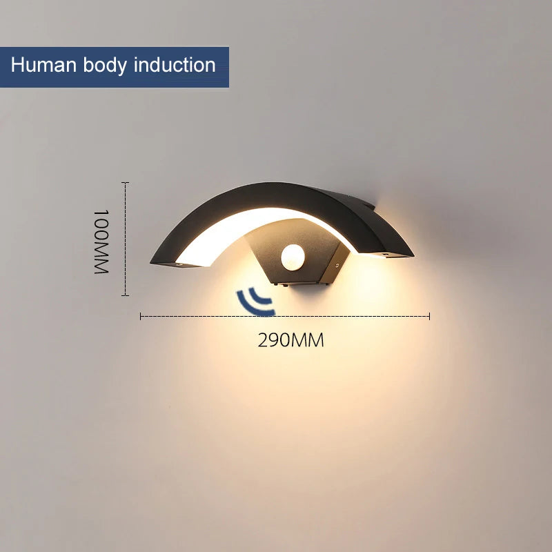 LUXGUARD Slim PIR Buitenlamp - buitenverlichting - close-up