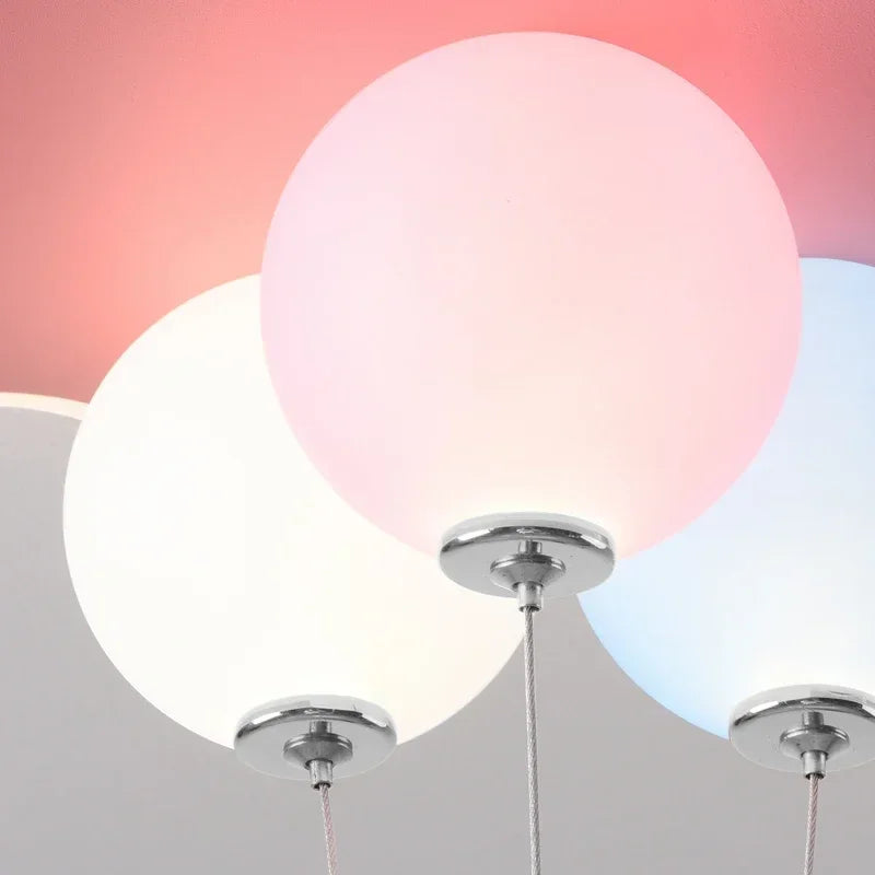 Nordic Astronaut Cloud LED Hanglamp - plafondlamp - zijaanzicht