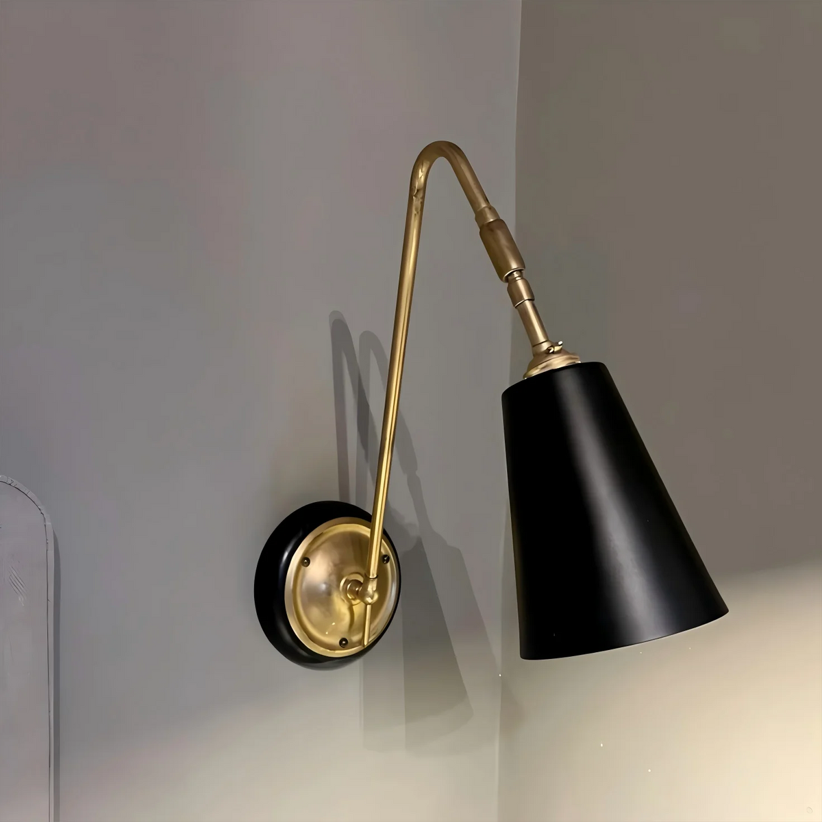 Auréno Retro Messing Wandlamp