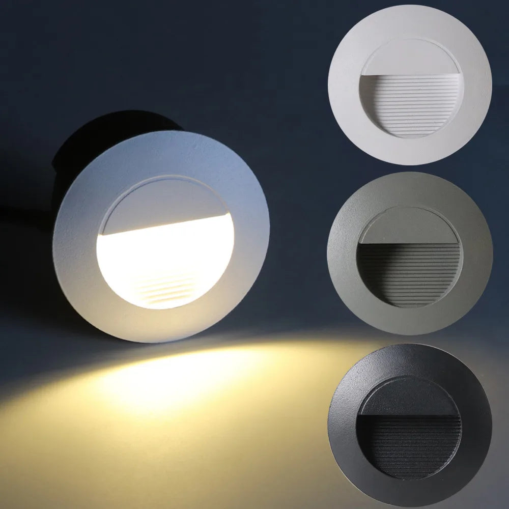 LumoStep Pro – 3W LED Ingebouwde Buiten Wandlamp - wandlamp