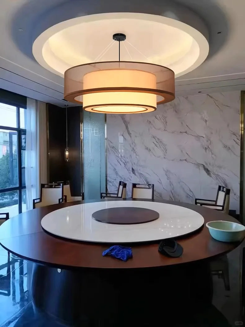 Luxe “SilkAura Moderne Hanglamp” - hanglampen - in de kamer