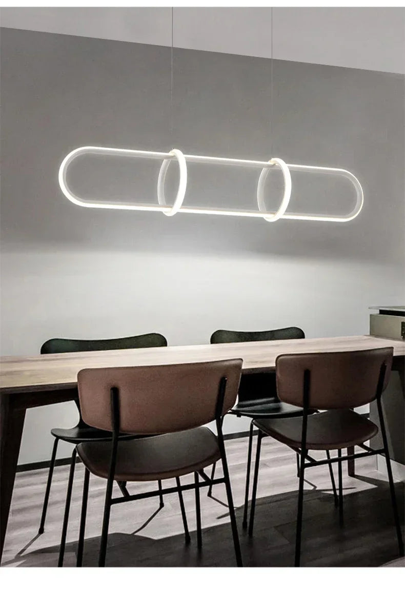 Moderne LED Hanglamp - Stijlvolle Hanglamp voor Woonkamers, Slaapkamers &amp; Hotel - hanglampen - close-up