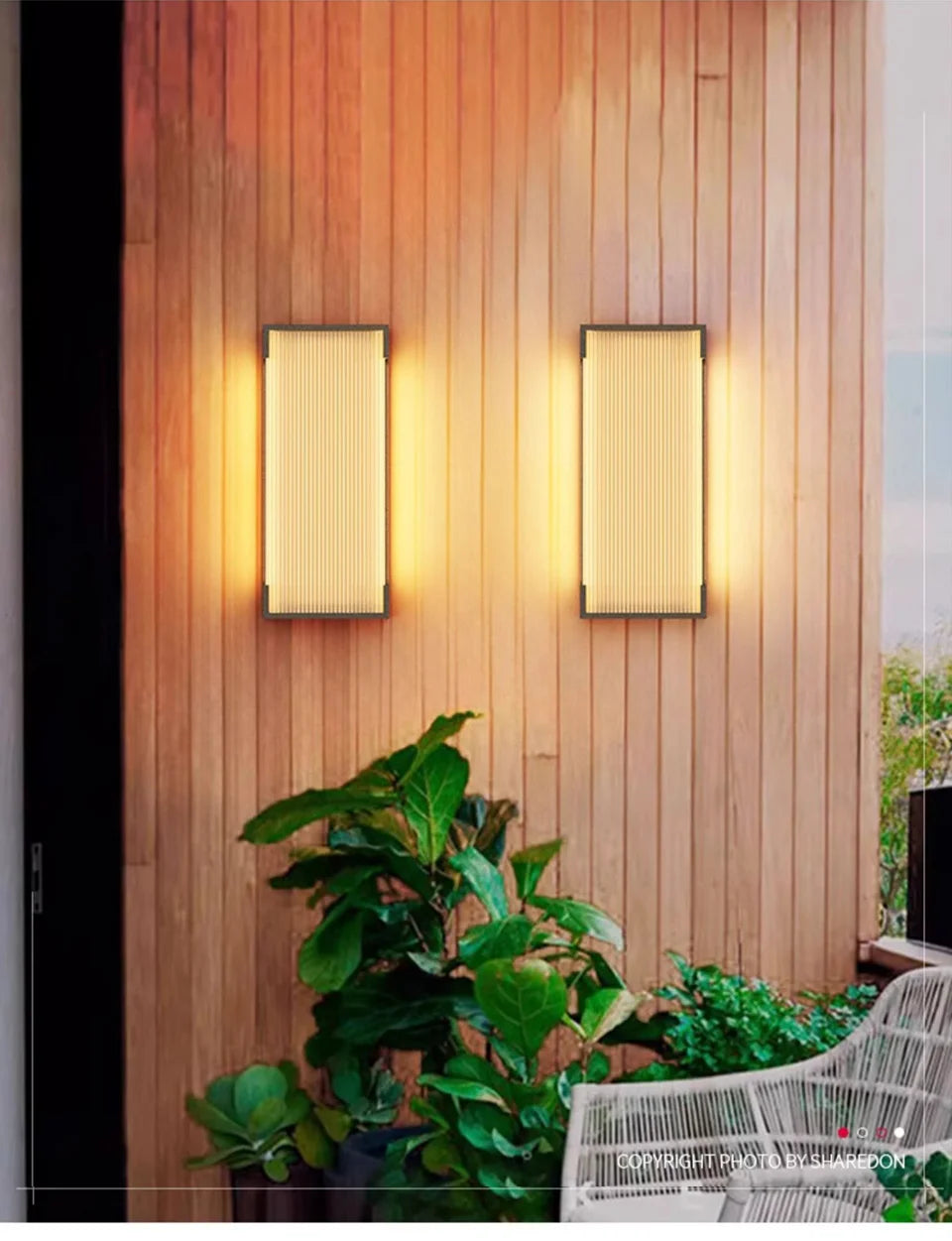 SolarSteel Wandlamp – Zonne-energie Buitenlamp in RVS - buitenverlichting - afmetingen