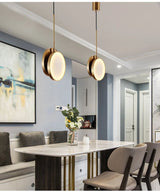 Round Marble Wall Lamp