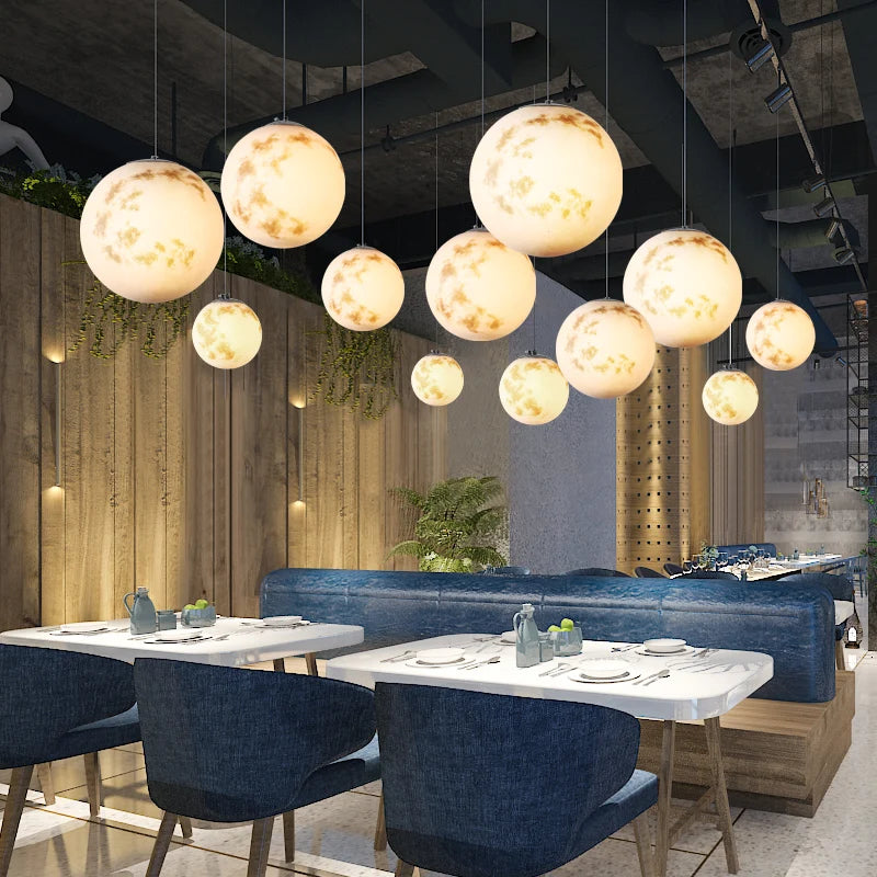 LunaNord – Scandinavische Volle Maan Hanglamp