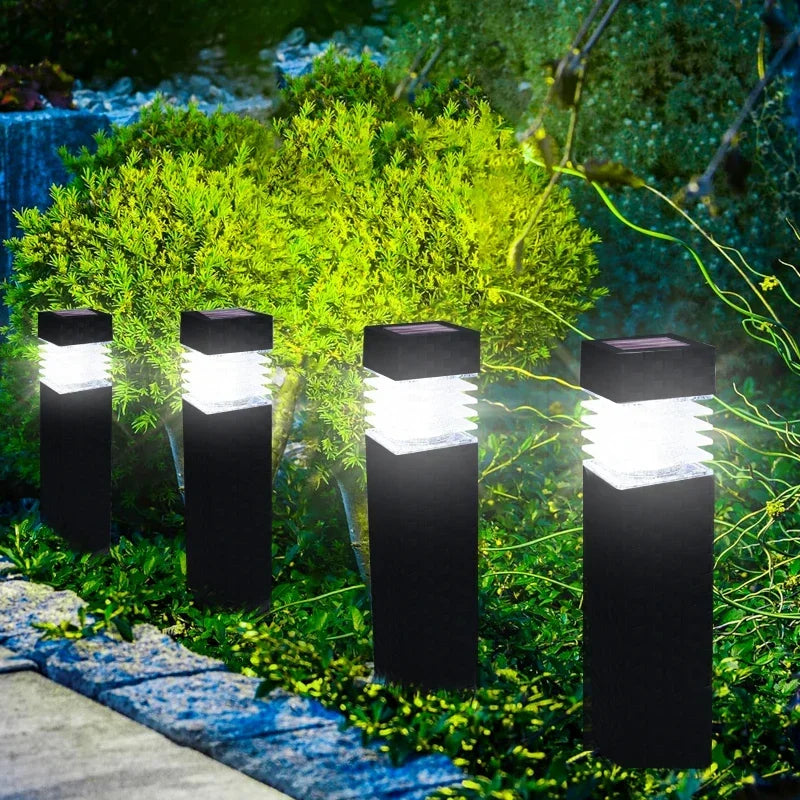 SolarLux Vierkante LED Grondlamp – IP65 Waterdicht - buitenverlichting - sfeerbeeld