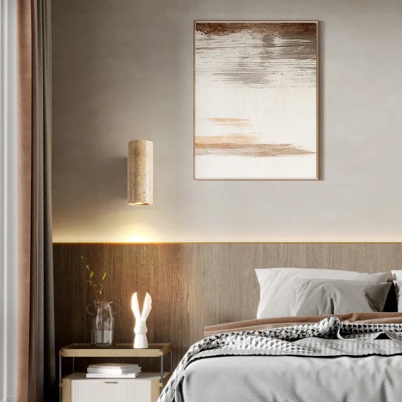 Luxe Marmeren Wandlamp - wandlamp - close-up