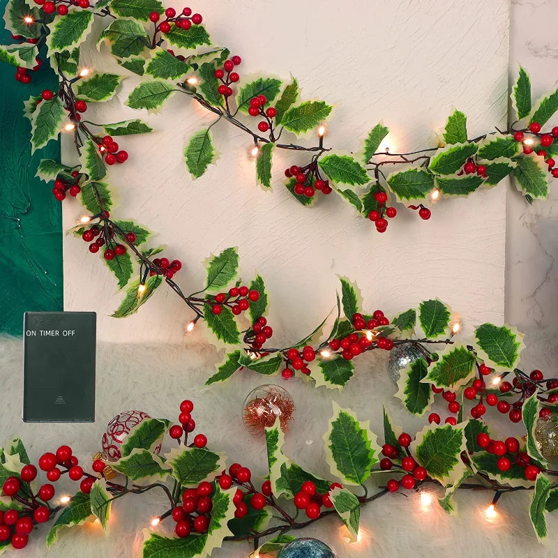 LumiBerry 2M LED Kerstguirlande - buitenverlichting - detail