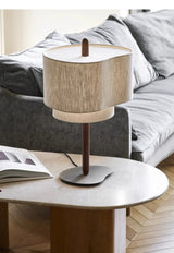 Wabi-Sabi Japanse Stoffen Staande Lamp – Minimalistische LED Vloerlamp voor Slaapkamer & Woonkamer