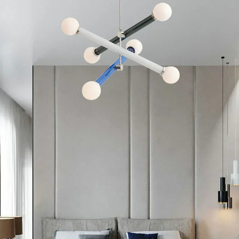 ArtGlow Moderne Kleurrijke Kroonluchter - hanglampen - in de kamer