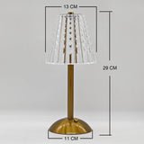 Aurora CrystalTouch – Klassieke Kristallen LED Tafellamp met Touchfunctie