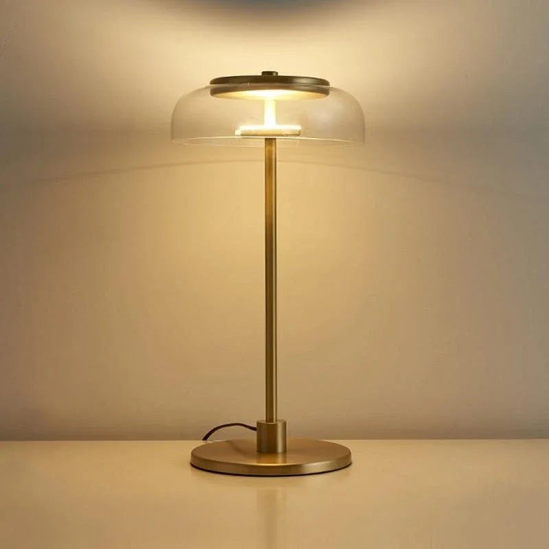 Aurélo – Designer Tafellamp van Glas met LED in Postmoderne Stijl