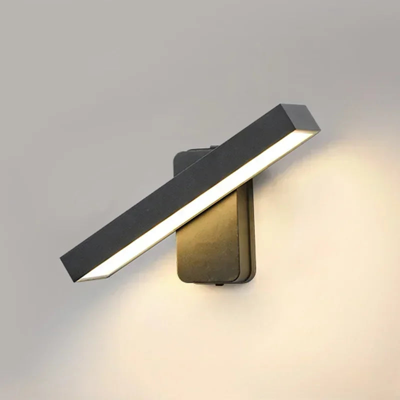 Waterdichte LED Buitenlamp - wandlamp - zijaanzicht