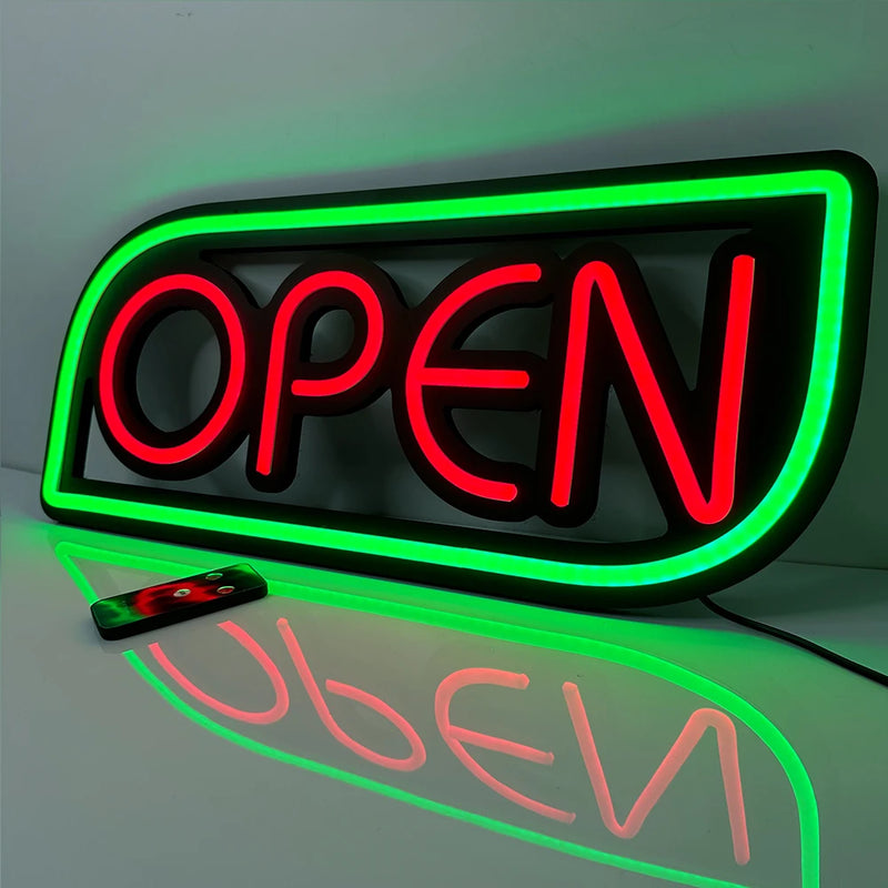 BrightGlow Pro Neon OPEN Bord