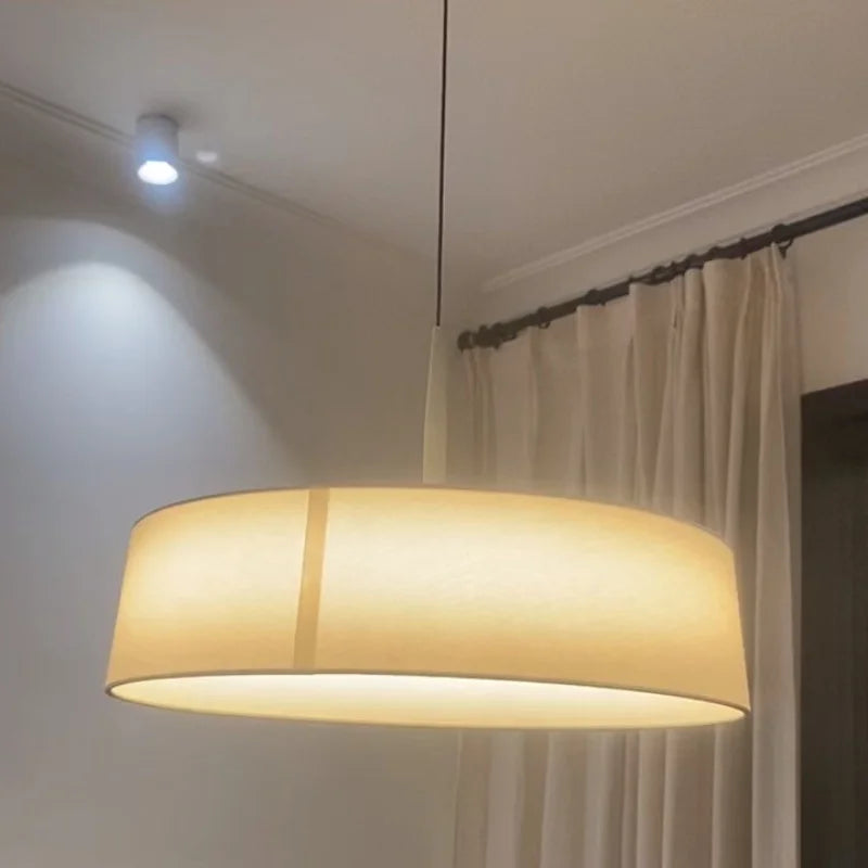 CircoLuce: Moderne Minimalistische LED Hanglamp van Stof