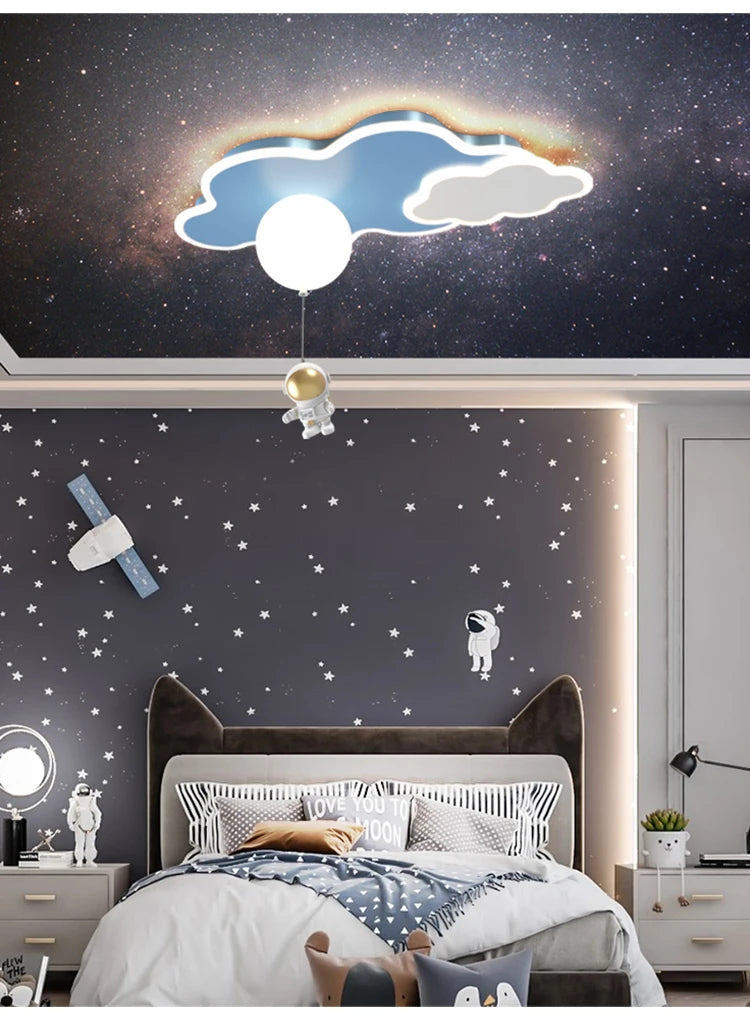 CosmoGlow Astronaut Wolkenplafondlamp - plafondlamp - materiaaldetail
