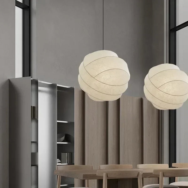 Noguchi Wabi Sphere – Japanse Stijl Papieren Hanglamp