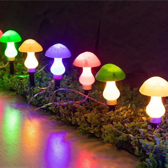 LUMIGLOW Solar Paddenstoel Sfeerverlichting - buitenverlichting - sfeerbeeld