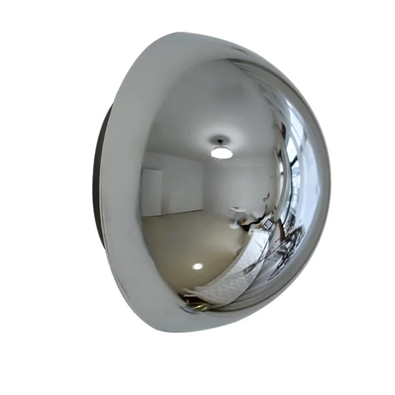 ChromeMush Bauhaus Designer Wandlamp - wandlamp - zijaanzicht