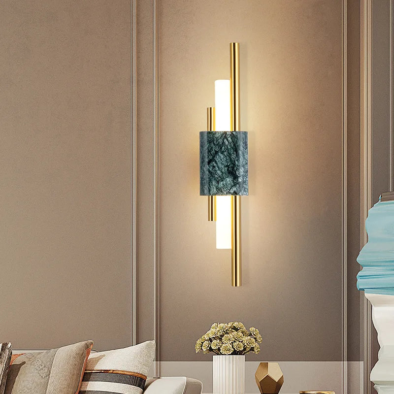 Modern Luxe Marmeren LED Wandlamp