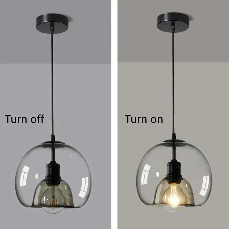 Aurora Glass Pendant Light