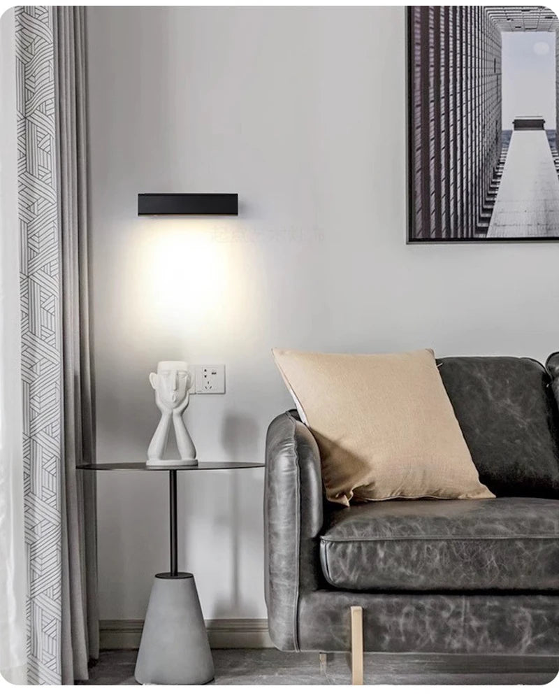 Nordic FlexGlow – Minimalistische Draaibare LED Wandlamp - wandlamp - materiaaldetail