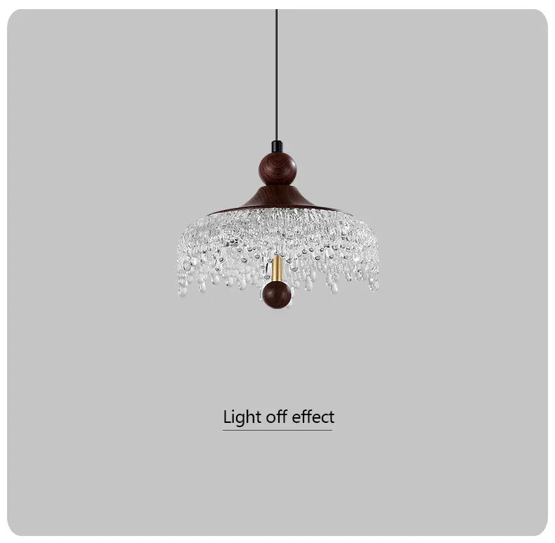 WalnoDrop Waterdruppel Hanglamp - plafondlamp - close-up