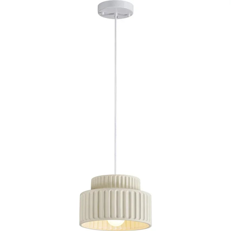 LumiCream – Nordic Moderne LED Hanglamp - plafondlampen - zijaanzicht