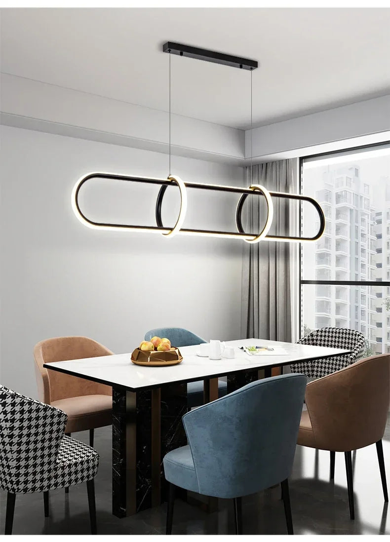 Moderne LED Hanglamp - Stijlvolle Hanglamp voor Woonkamers, Slaapkamers &amp; Hotel - hanglampen - detail