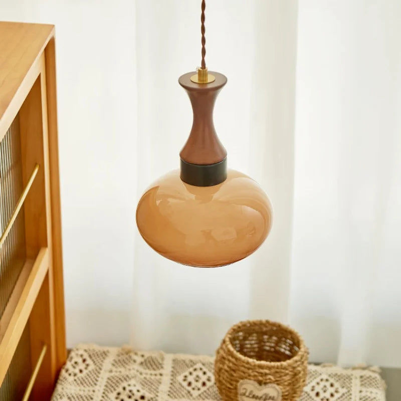 AmberGlow Vintage LED Hanglamp - hanglampen