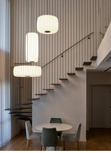 Modern Japanese Wabi Sabi Zijdehanglamp