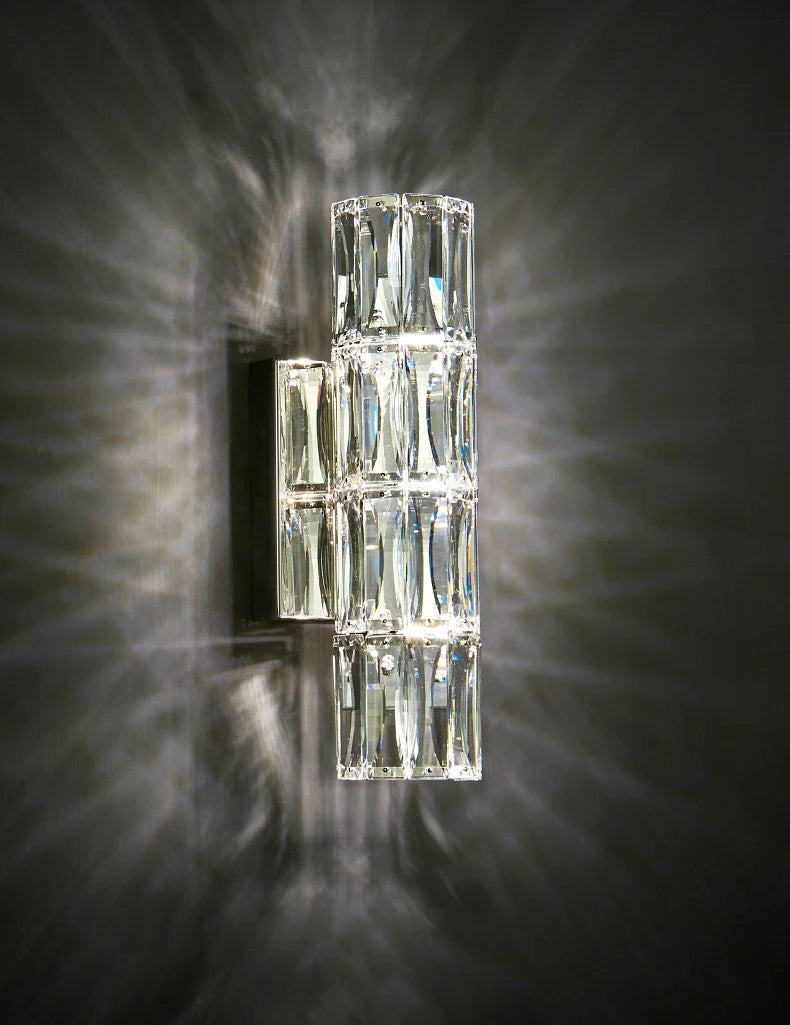 Moderne Luxe Kristallen Wandlamp - wandlamp - gemonteerd