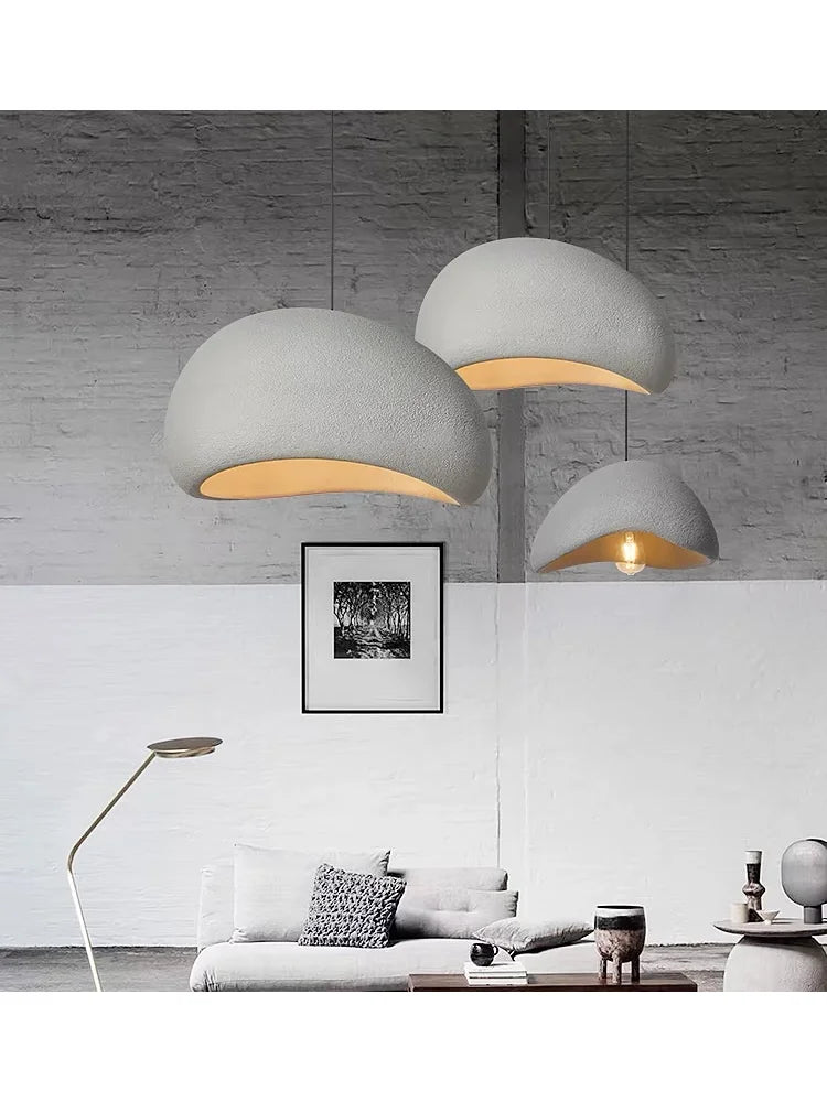 WabiGlow – Moderne Wabi Sabi LED Hanglamp voor Woonkamer, Eetkamer & Slaapkamer - hanglampen - afmetingen