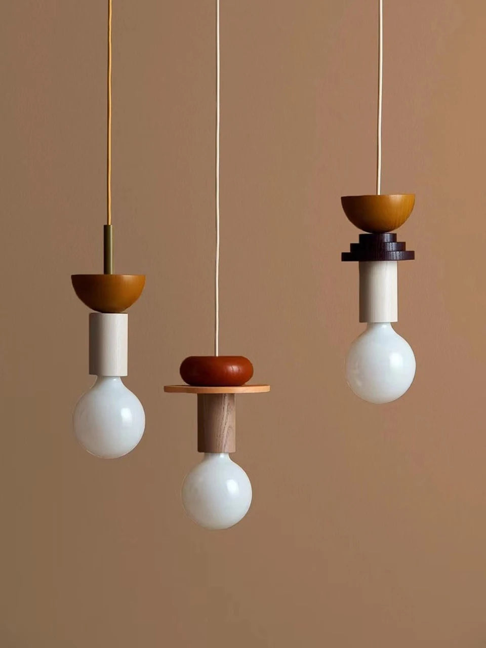 Nordic Wooden Glow - plafondlamp