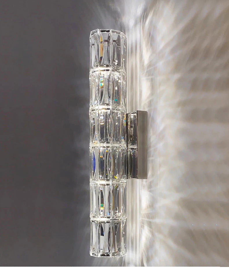Moderne Luxe Kristallen Wandlamp - wandlamp - afmetingen