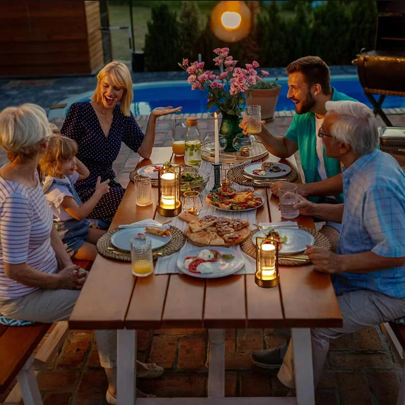 LumiCrystal Oplaadbare LED Tafellamp met Touch - tafellampen - afmetingen