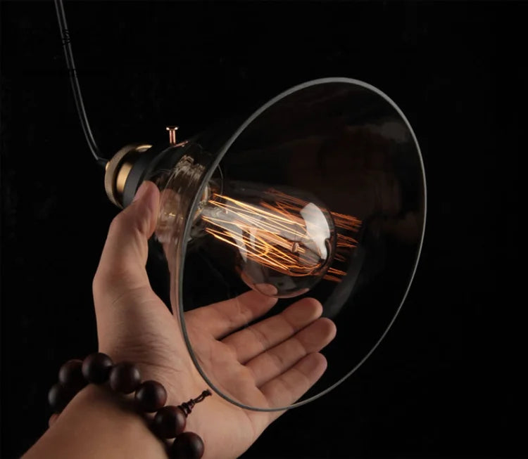 NordicLoom – Moderne Loft Hanglamp met Glas