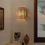 MORI GLOW Handgemaakte Hennep Touw Wandlamp