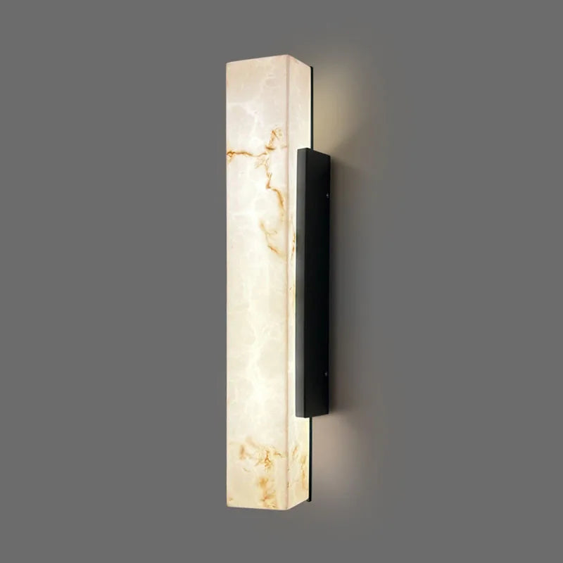 SOLMAR Marmeren LED Wandlamp - buitenverlichting - close-up