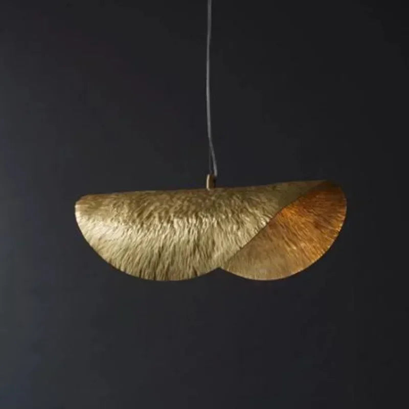 ZenLotus Gouden Lotusblad Kroonluchter - hanglampen - detail
