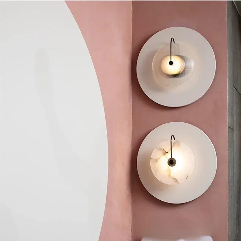 LunaGlow Nordic LED Wandlamp - wandlamp - detail