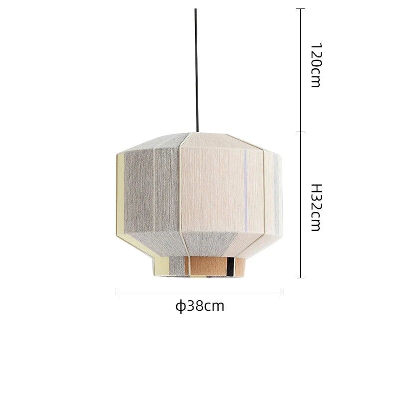 BonLumi Naturé – Retro Bonbon Hanglamp van Henneptouw en Rotan - hanglampen - sfeerbeeld