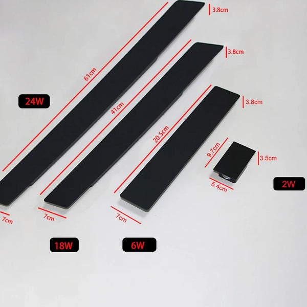 Triglow - Waterdichte Moderne Led Wandlamp Voor Buiten - wandlampen - afmetingen