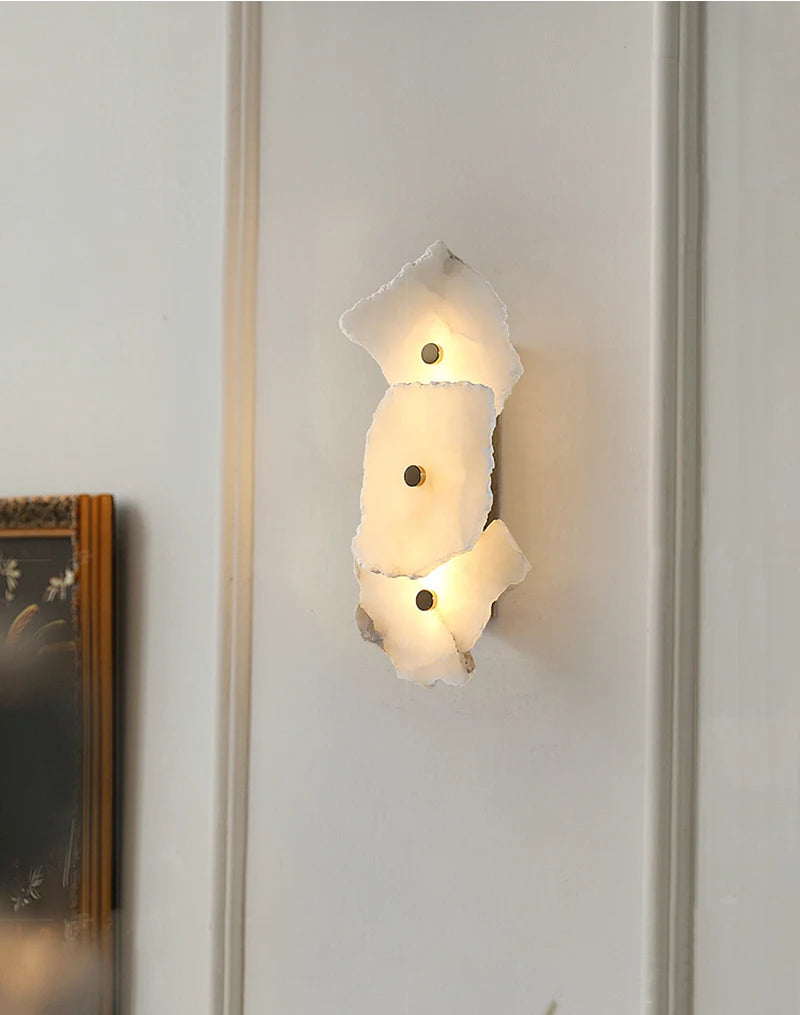 LUMARA Spaanse Alabaster Wandlamp - wandlamp - verlicht